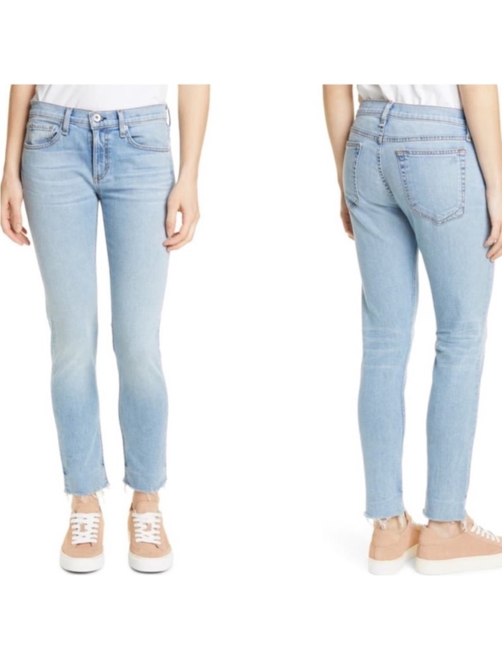 Rag & Bone Dre Low-Rise Ankle Slim Boyfriend Jeans